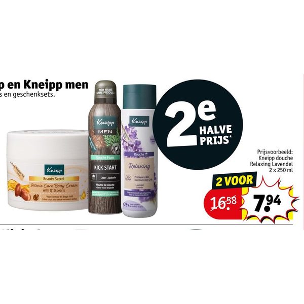 Kneipp douche- en verzorgingsproducten