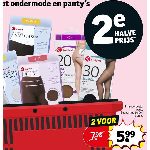 Kruidvat ondermode en panty's