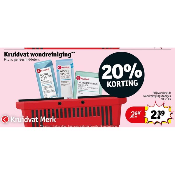 Kruidvat wondreiniging