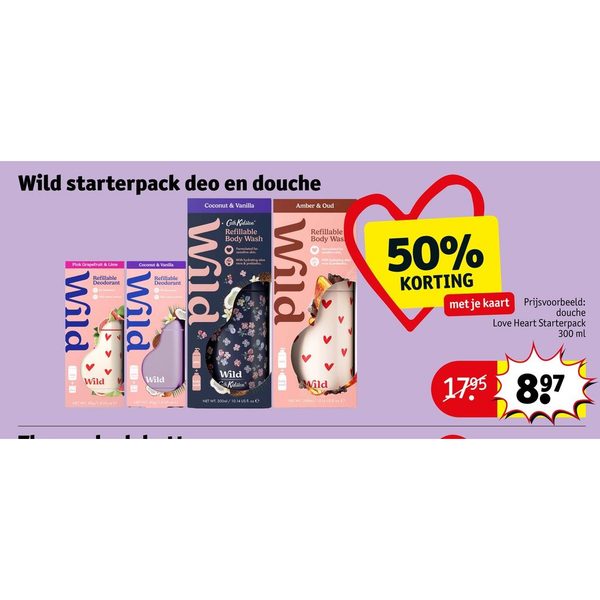 Wild starterpack deo en douche