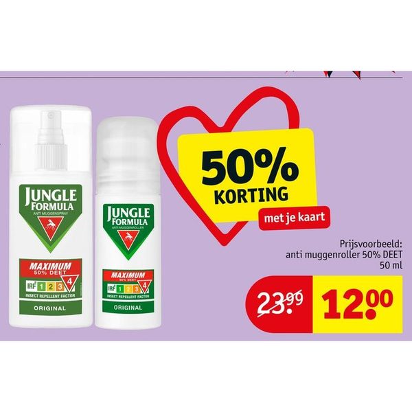 Anti muggenroller 50% DEET
