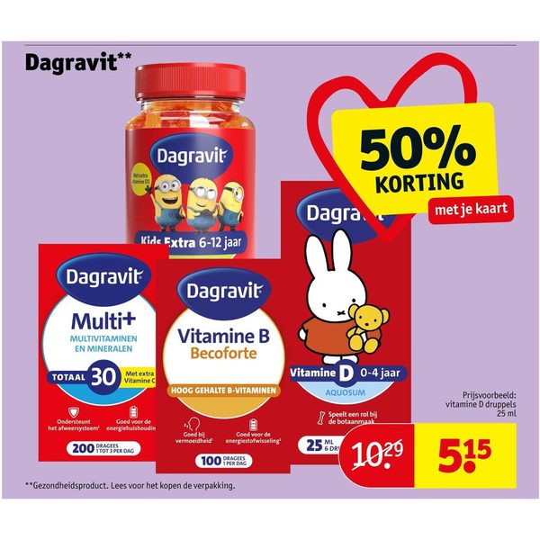 Dagravit Kids Extra 6-12 jaar