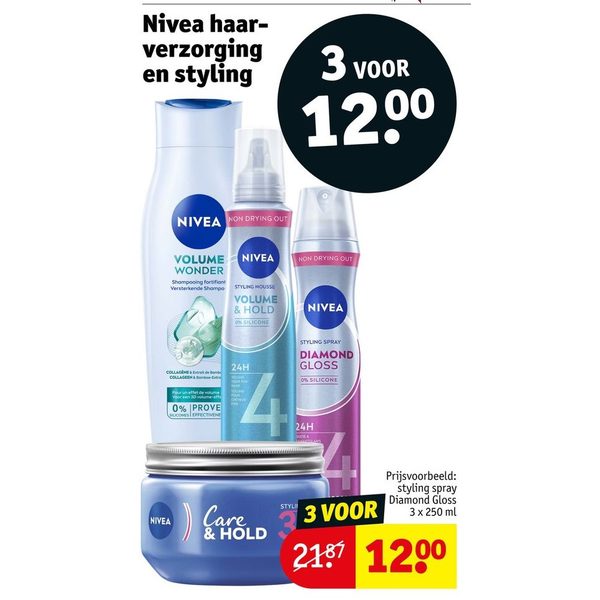Nivea haarverzorging en styling