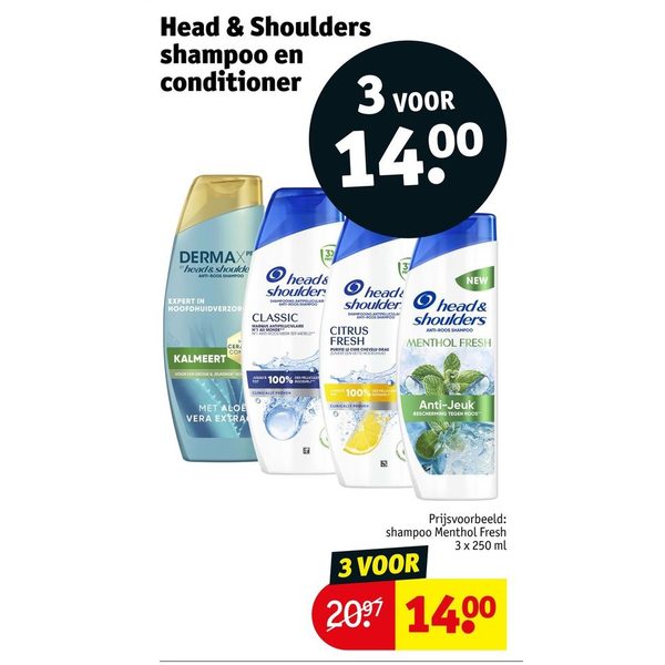 Head & Shoulders shampoo en conditioner