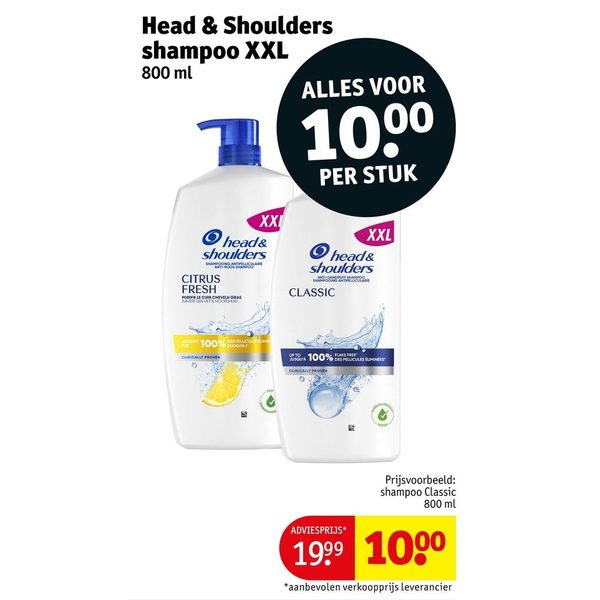 Head & Shoulders shampoo XXL