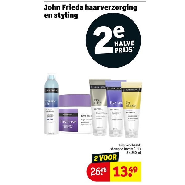 John Frieda haarverzorging en styling