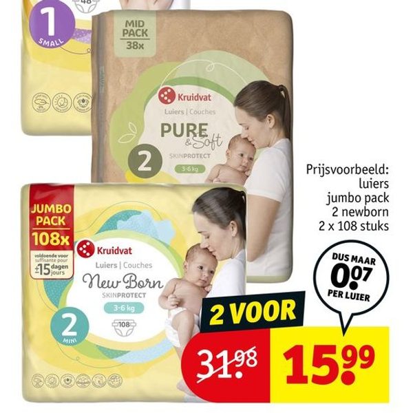Kruidvat luiers jumbo pack