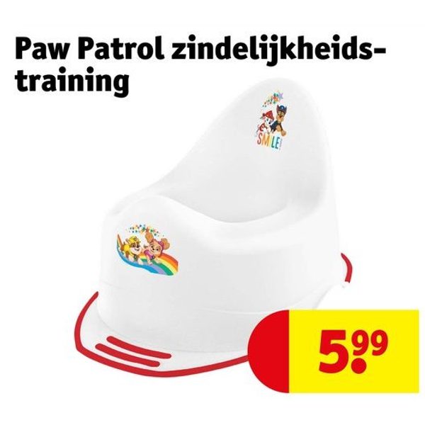 Paw Patrol zindelijkheidstraining