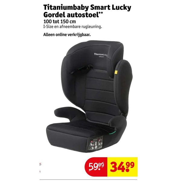 Titaniumbaby Smart Lucky Gordel autostoel