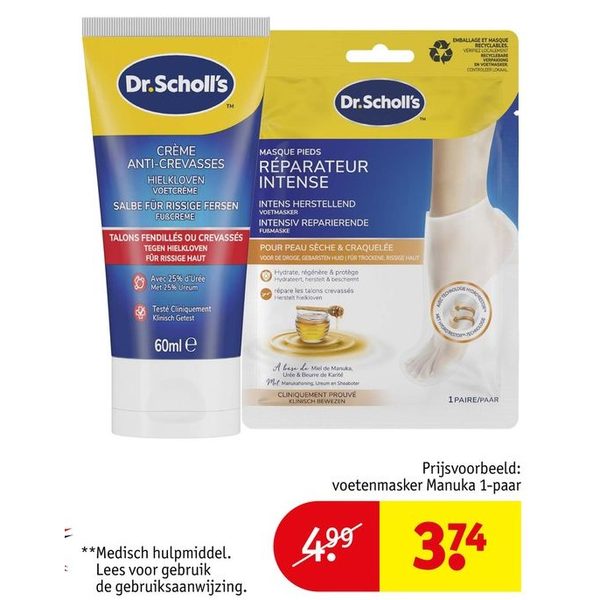 Crème anti-crevasses of Voetenmasker