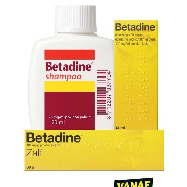 Betadine assortiment