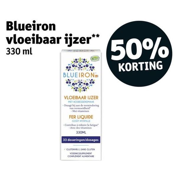 Blueiron vloeibaar ijzer