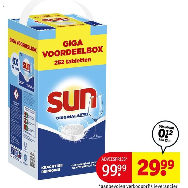 Sun vaatwastabletten original all in 1
