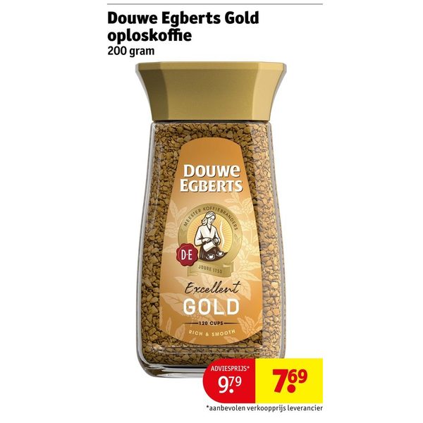 Gold oploskoffie