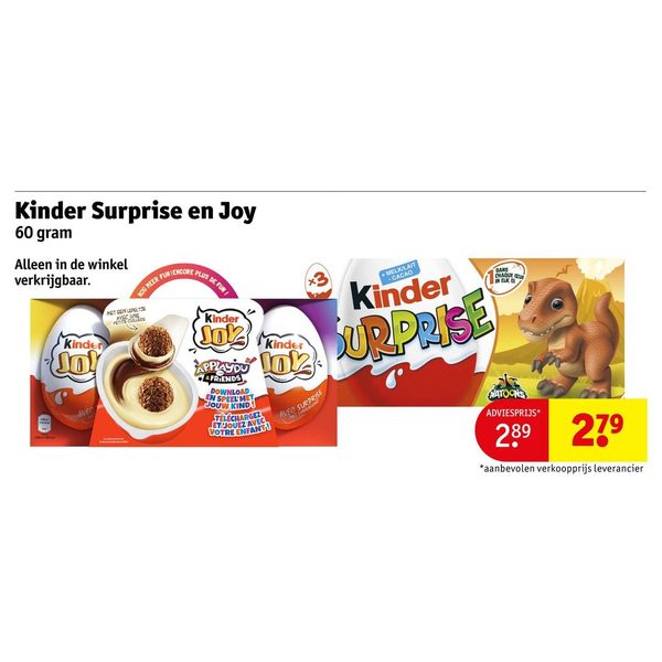 Kinder Surprise en Joy