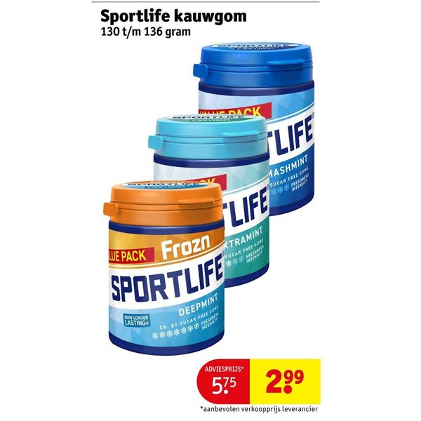 Sportlife kauwgom