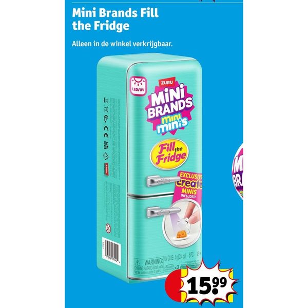 Mini Brands Fill the Fridge