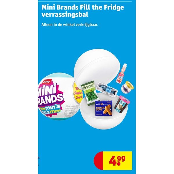 Mini Brands Fill the Fridge verrassingsbal