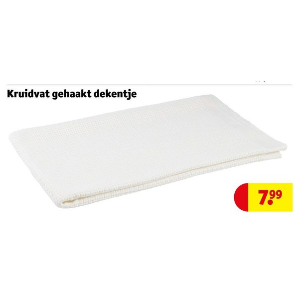 Kruidvat gehaakt dekentje