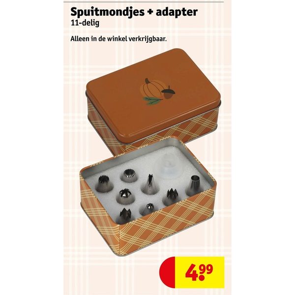 Spuitmondjes + adapter