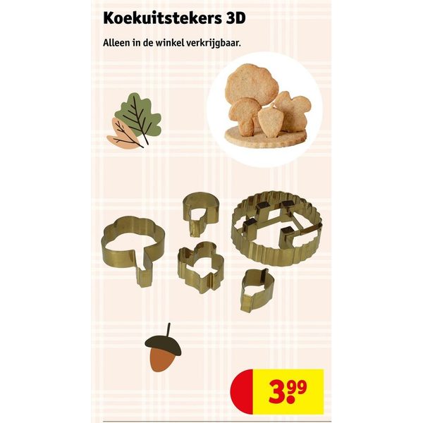 Koekuitstekers 3D