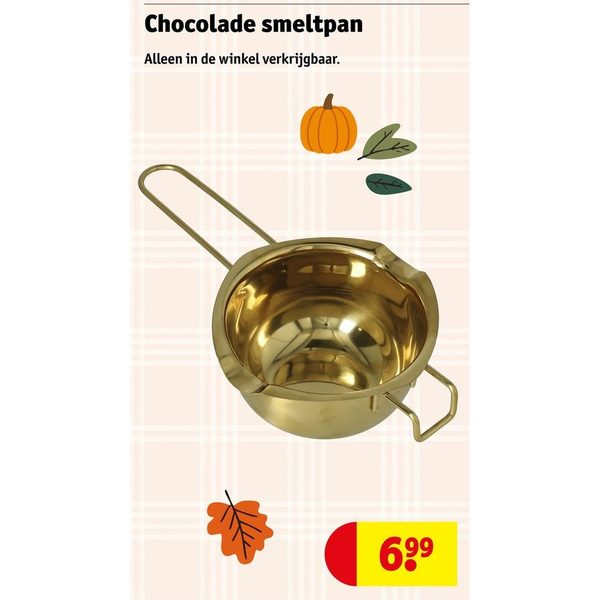 Chocolade smeltpan