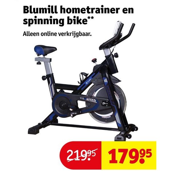 Blumill hometrainer en spinning bike