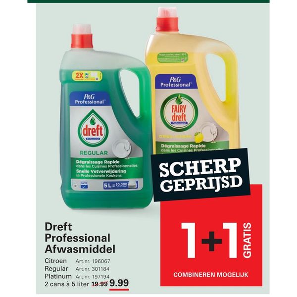 Dreft Professional Afwasmiddel