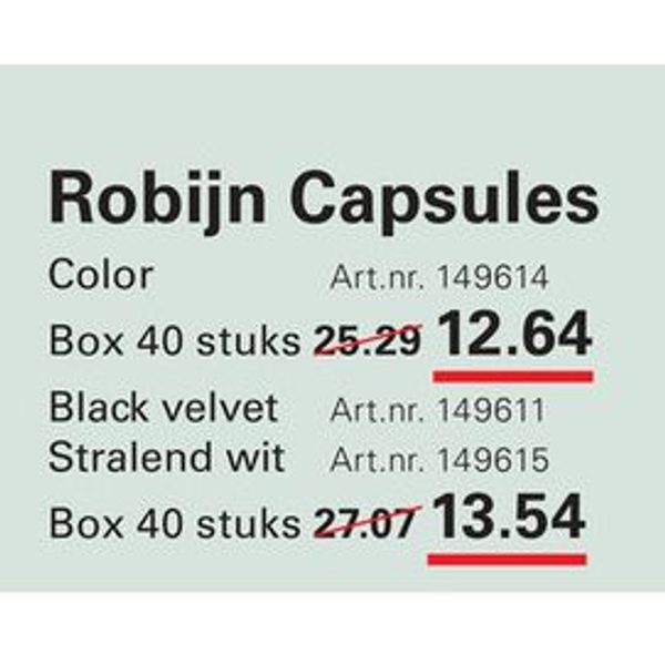 Robijn Capsules