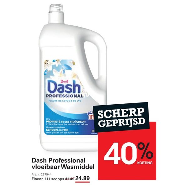 Dash Professional vloeibaar Wasmiddel