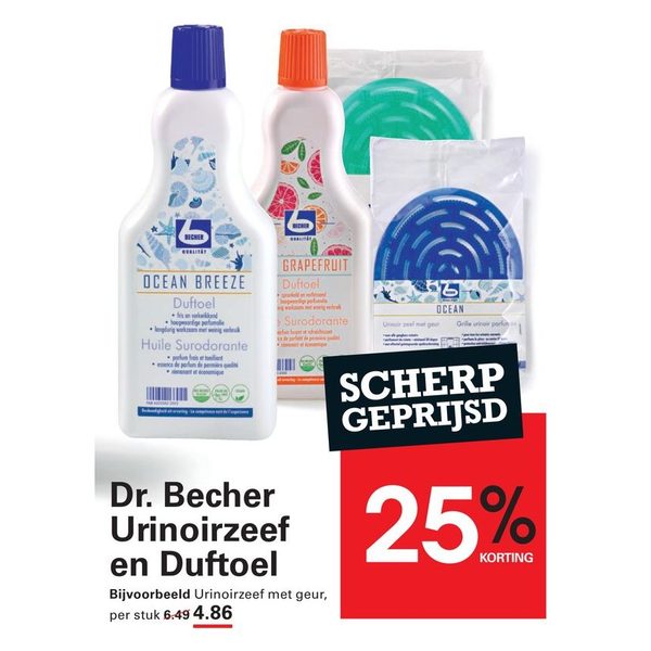 Dr. Becher Urinoirzeef en Duftoel