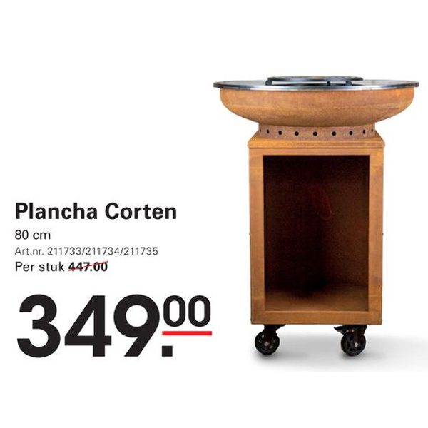 Plancha Corten