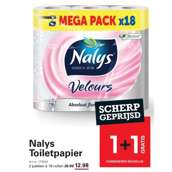 Toiletpapier Velours