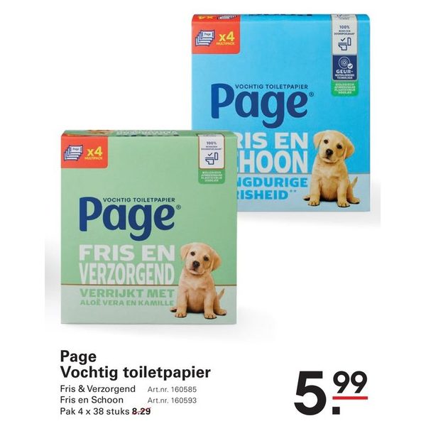 Page Vochtig toiletpapier