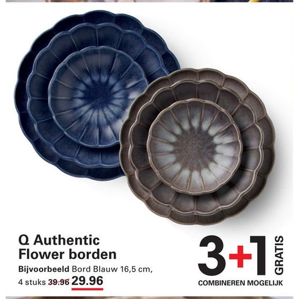 Q Authentic Flower borden