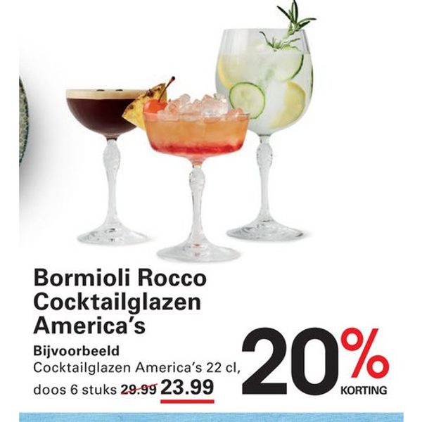 Bormioli Rocco Cocktailglazen America's