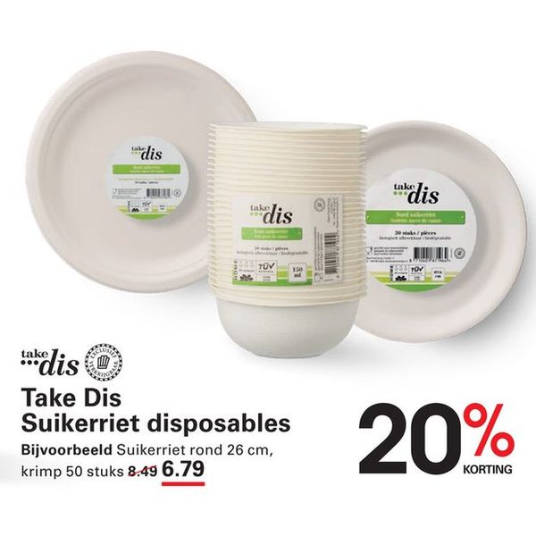 Take Dis Suikerriet disposables