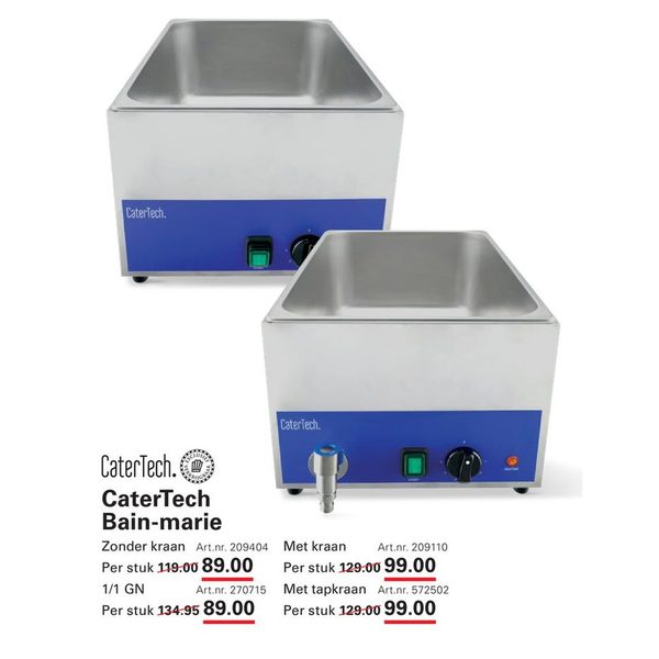 CaterTech Bain-marie