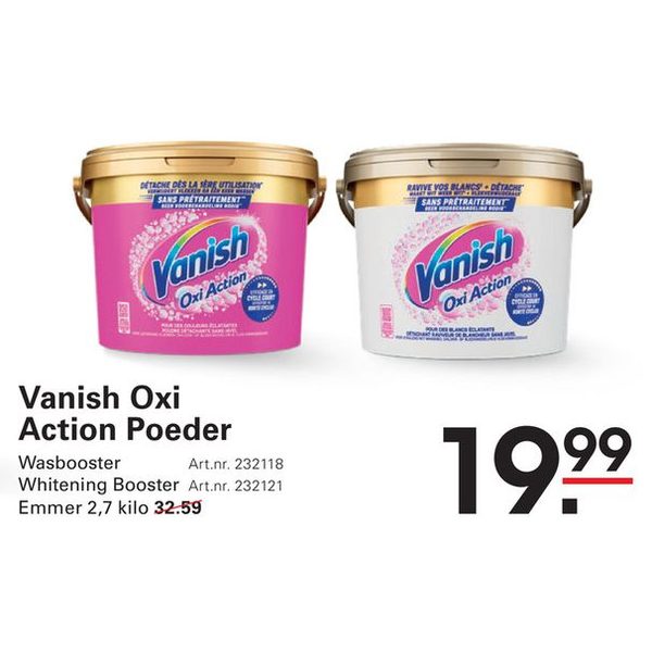 Vanish Oxi Action Poeder