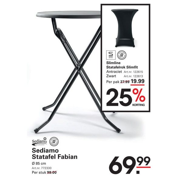 Sediamo Statafel Fabian