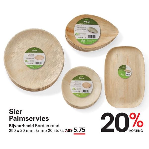 Sier Palmservies