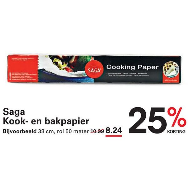 Saga Kook- en bakpapier