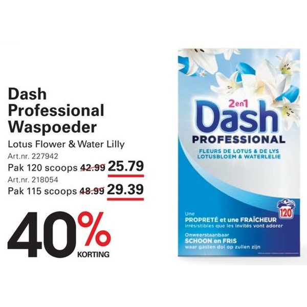 Dash Professional Waspoeder