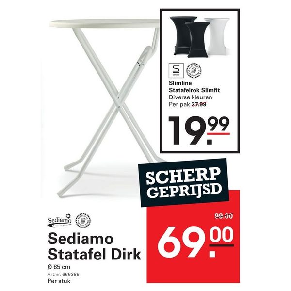 Sediamo Statafel Dirk