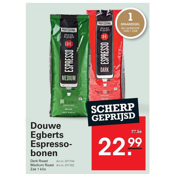 Douwe Egberts Espressobonen