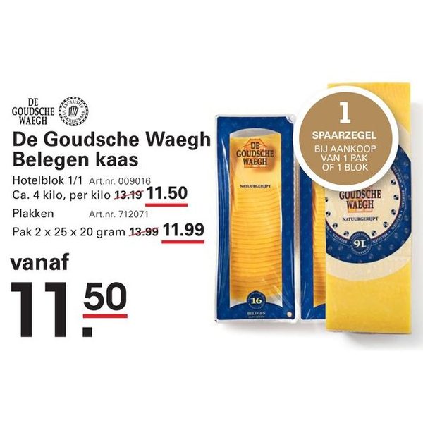 De Goudsche Waegh Belegen kaas
