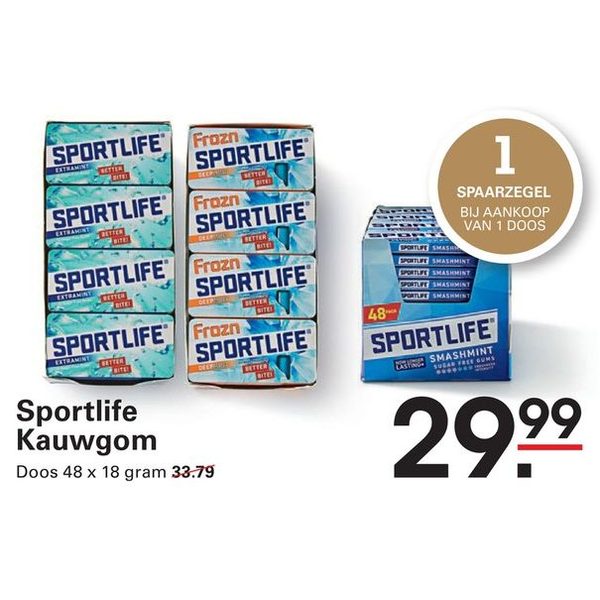 Sportlife Kauwgom