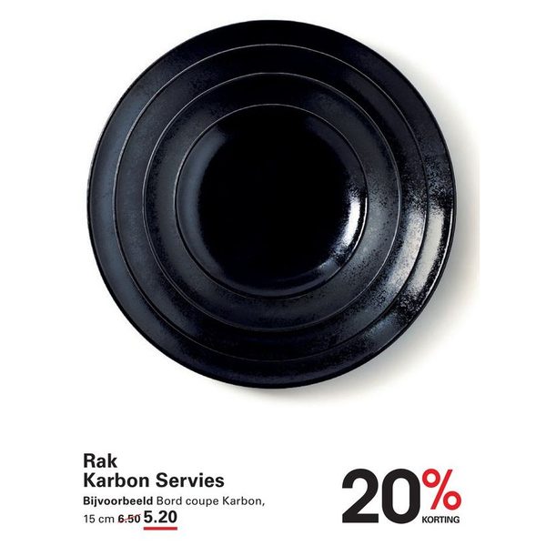 Rak Karbon Servies