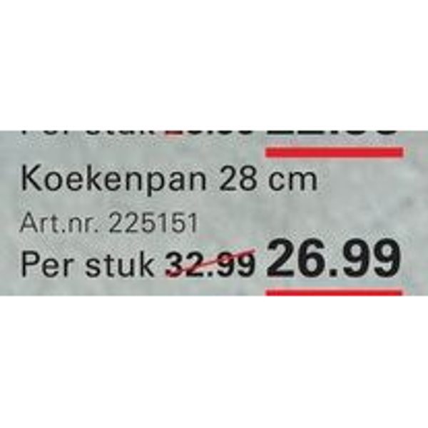 Koekenpan 28 cm