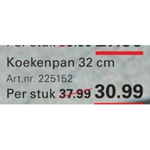Koekenpan 32 cm
